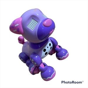Zoomer Zuppies Interactive Robotic Dog Toy Kids Purple